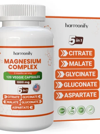 Magnesium 5 in 1 Complex, 1000 Mg, Glycinate, Etc