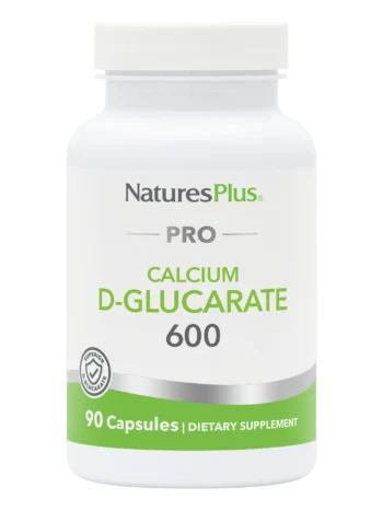 NaturesPlus PRO Calcium D-Glucarate (CDG) 600 MG Capsules
